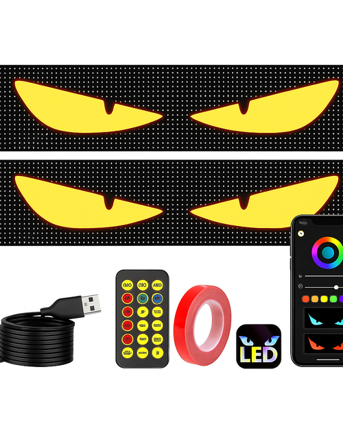 Load image into Gallery viewer, Dynamic  LED Big Eye Lights For TRUCK Windshield
