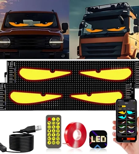 Dynamic  LED Big Eye Lights For TRUCK Windshield