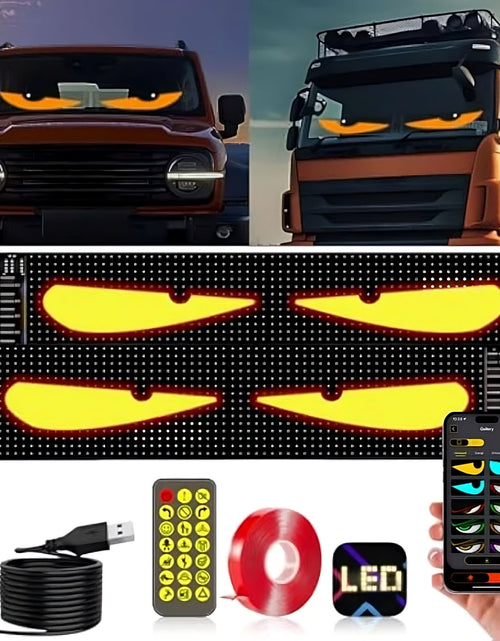 Load image into Gallery viewer, Dynamic  LED Big Eye Lights For TRUCK Windshield
