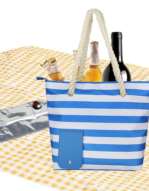 Load image into Gallery viewer, Insulated Tote Bag with Drink Dispenser
