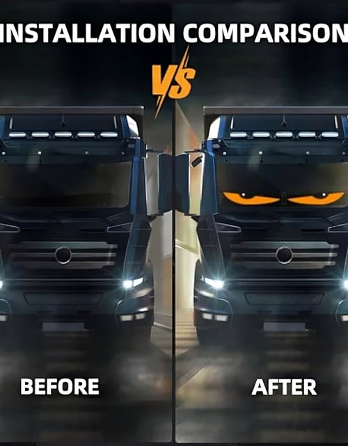 Load image into Gallery viewer, Dynamic  LED Big Eye Lights For TRUCK Windshield
