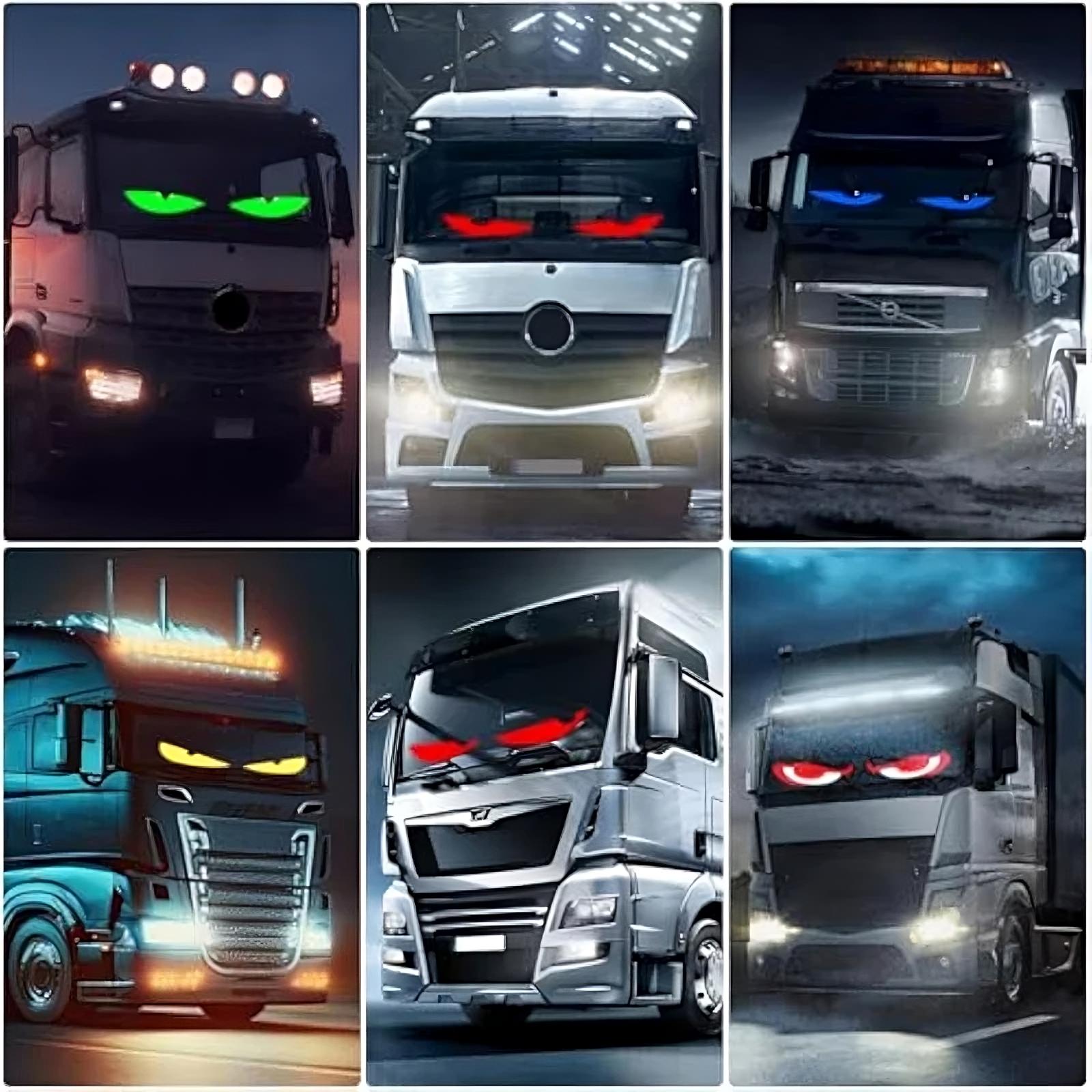 Dynamic  LED Big Eye Lights For TRUCK Windshield