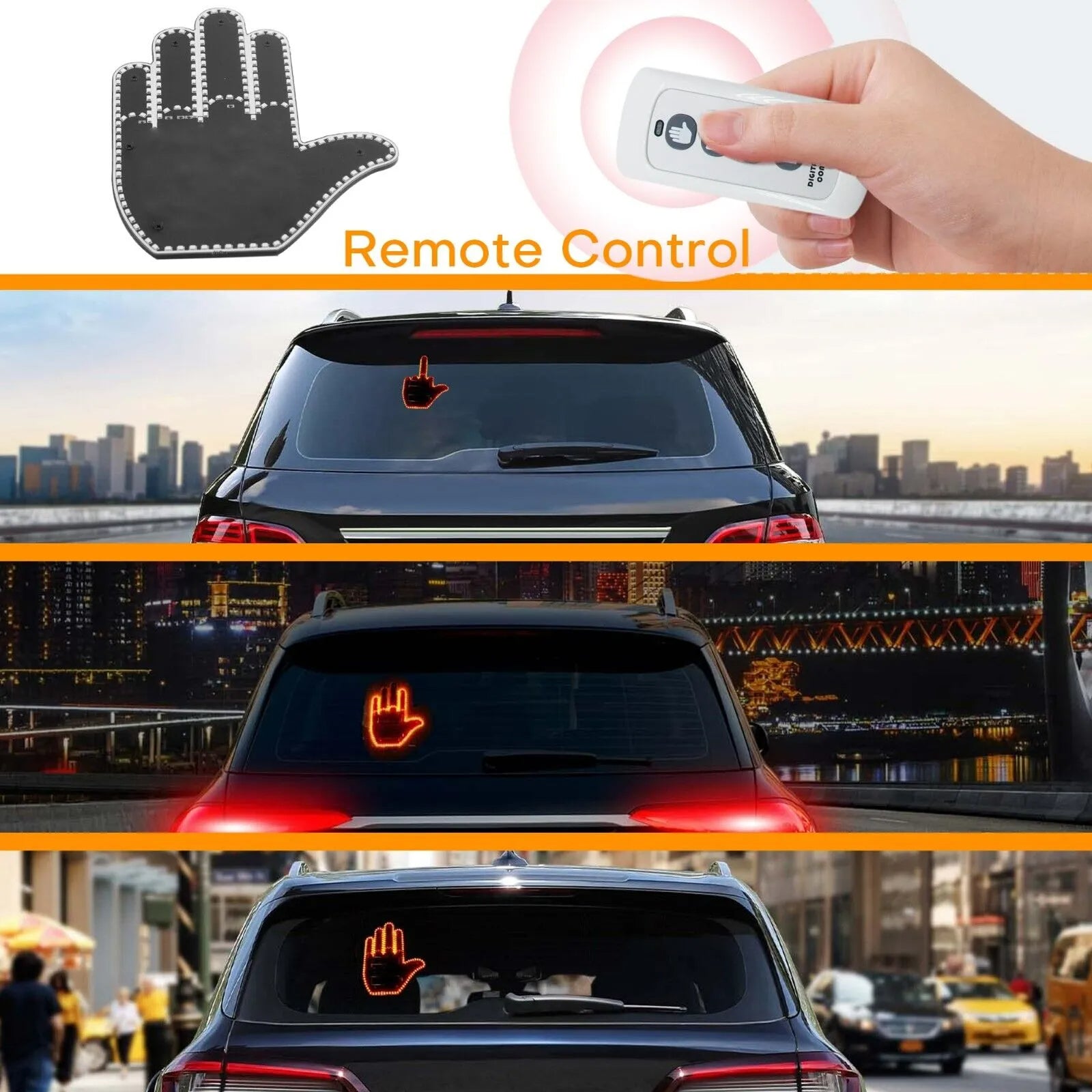Hand Gesture Car  LEDLight