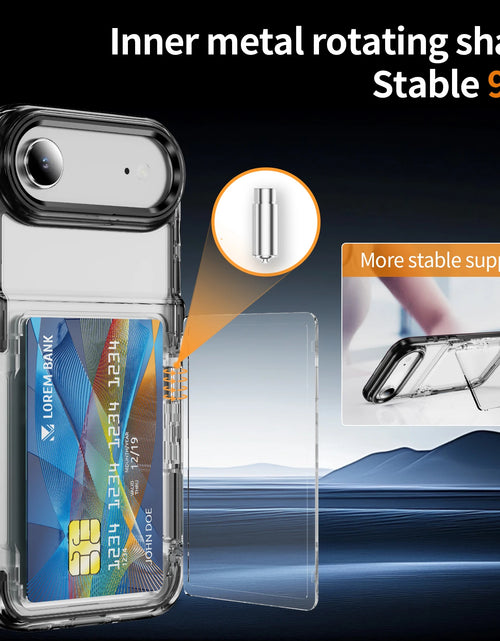 Load image into Gallery viewer, Protective Case for iPhone with Card Holder
