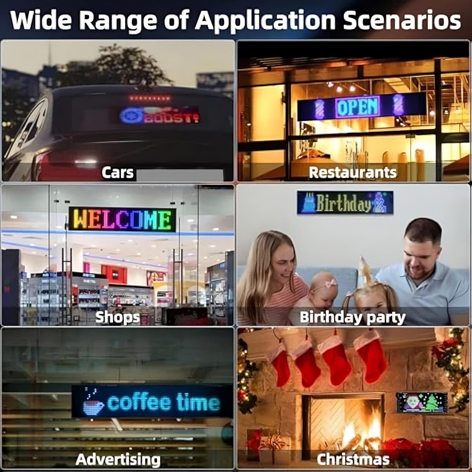 Dynamic  LED Big Eye Lights For TRUCK Windshield