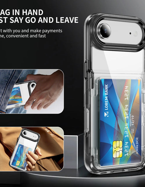 Load image into Gallery viewer, Protective Case for iPhone with Card Holder
