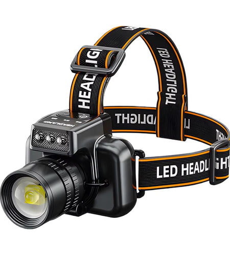 BeamLite™ Rechargeable LED Headlamp – High-Power Forehead Torch for Outdoor Adventures